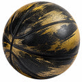 Ballon de basketball intérieur/extérieur taille 7 noir et doré