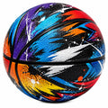 Ballon de basketball graffiti couleurs éclatantes