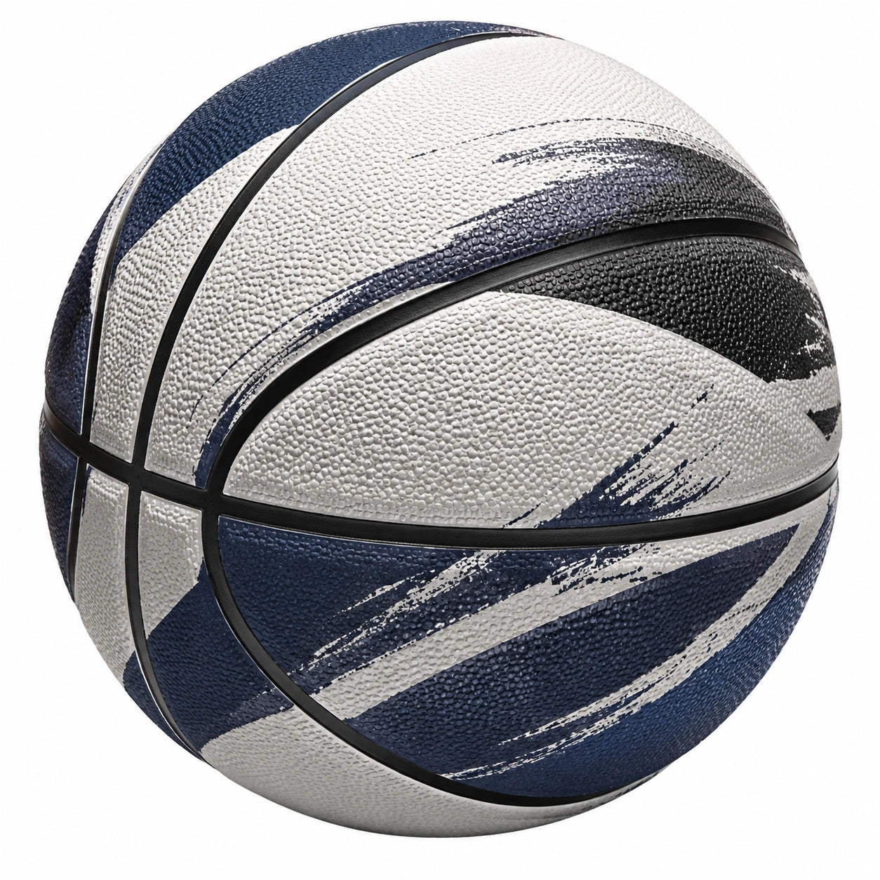 Ballon de basketball extérieur intérieur taille 7 bleu blanc