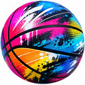 Ballon de basket extérieur multicolore
