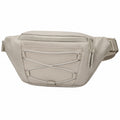 Sac banane sportif kaki étanche avec poche zippée