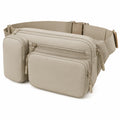 Sac banane unisexe multipoche vert olive