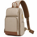 Sacoche Bandoulière Polyvalente Moderne Beige