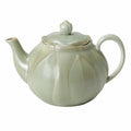 Théière en porcelaine ondulée 1L gris