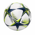 Ballon de Football Blanc et Bleu avec Motif Étoile