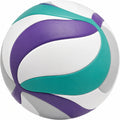 Ballon de volley Blanc, Violet, Turquoise et Gris
