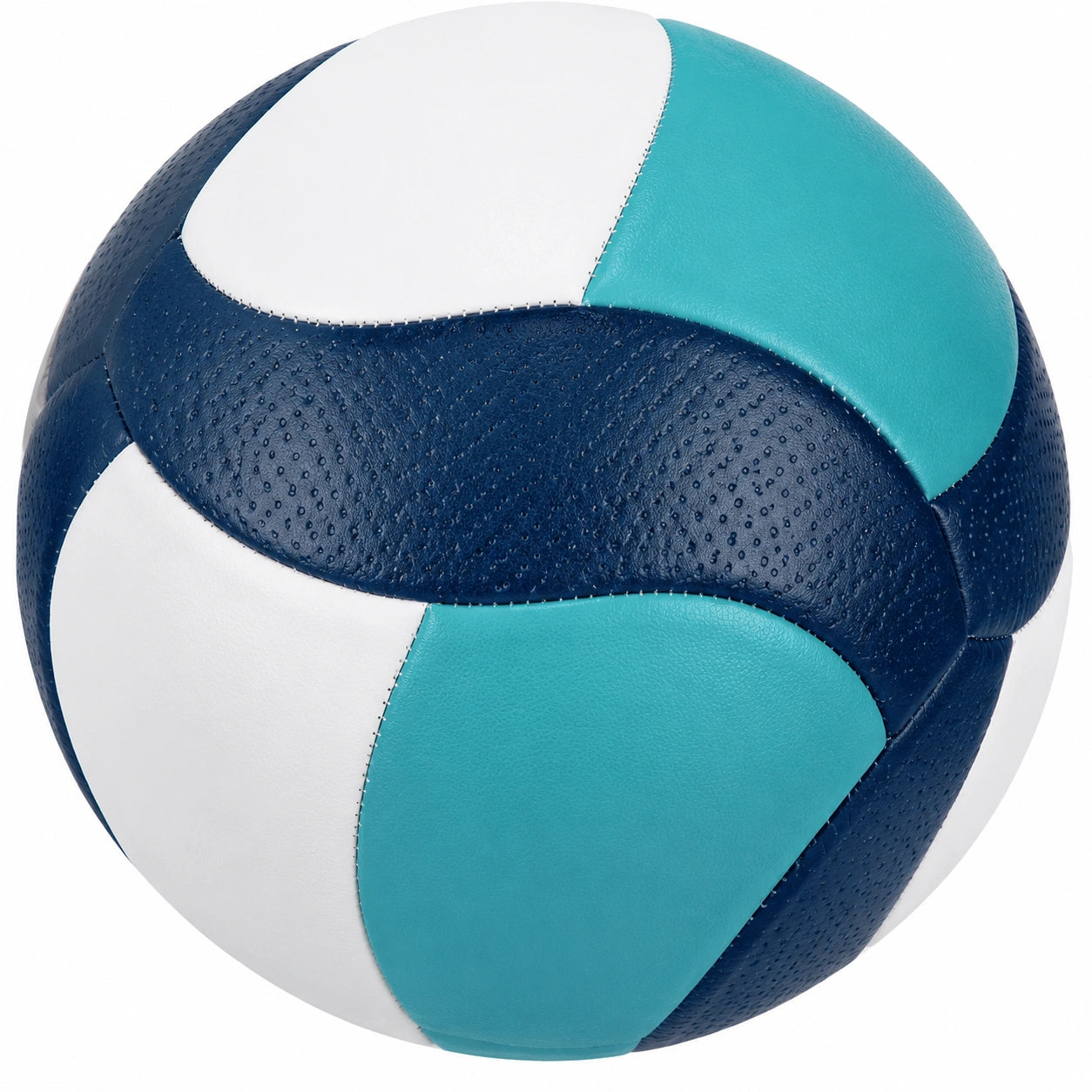Ballon de volleyball Blanc, Bleu et Turquoise