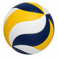Ballon de volley multicolore jaune, bleu et blanc