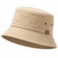 Chapeau Bob Unisexe Beige avec Protection Solaire