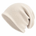 Bonnet Beanie Beige en Tricot Doux pour Adultes