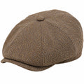 Casquette Gavroche Tweed Marron