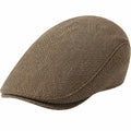 Casquette Plate Unisexe Marron